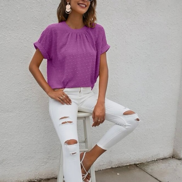 Light grape colored Top - Picture 3 of 13